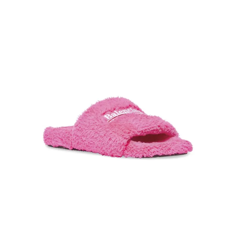 Balenciaga Furry Slide Pink CK