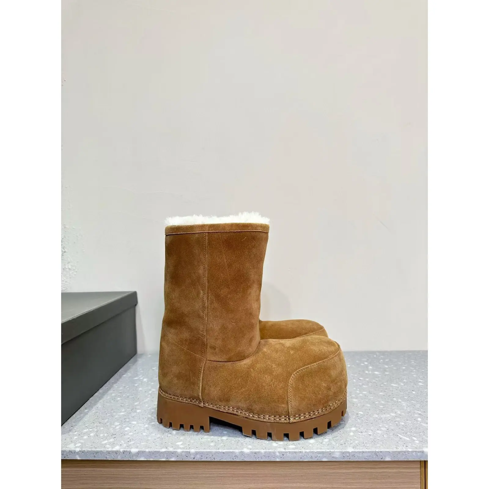 Balenciaga Brown Alaska Low Boot