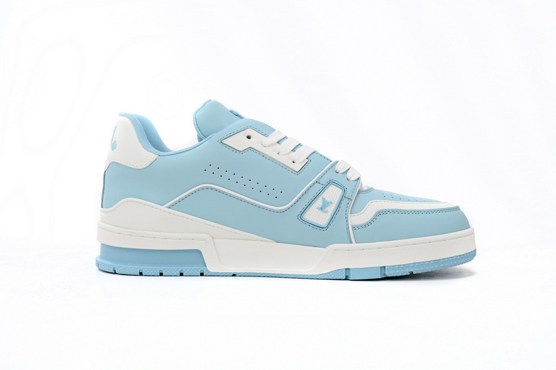 Louis Vuitton LV Trainer #54 Light Blue White