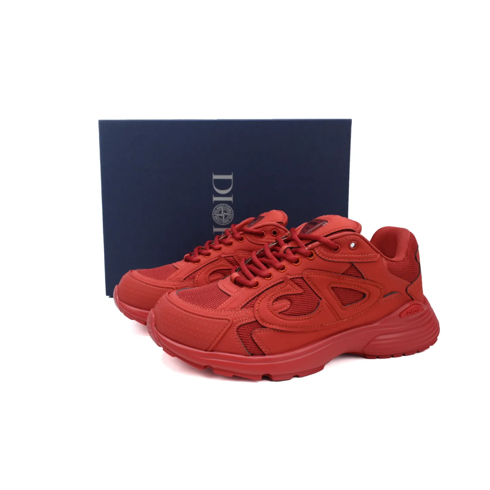 Dior B30 x Stone Island Sneaker Red
