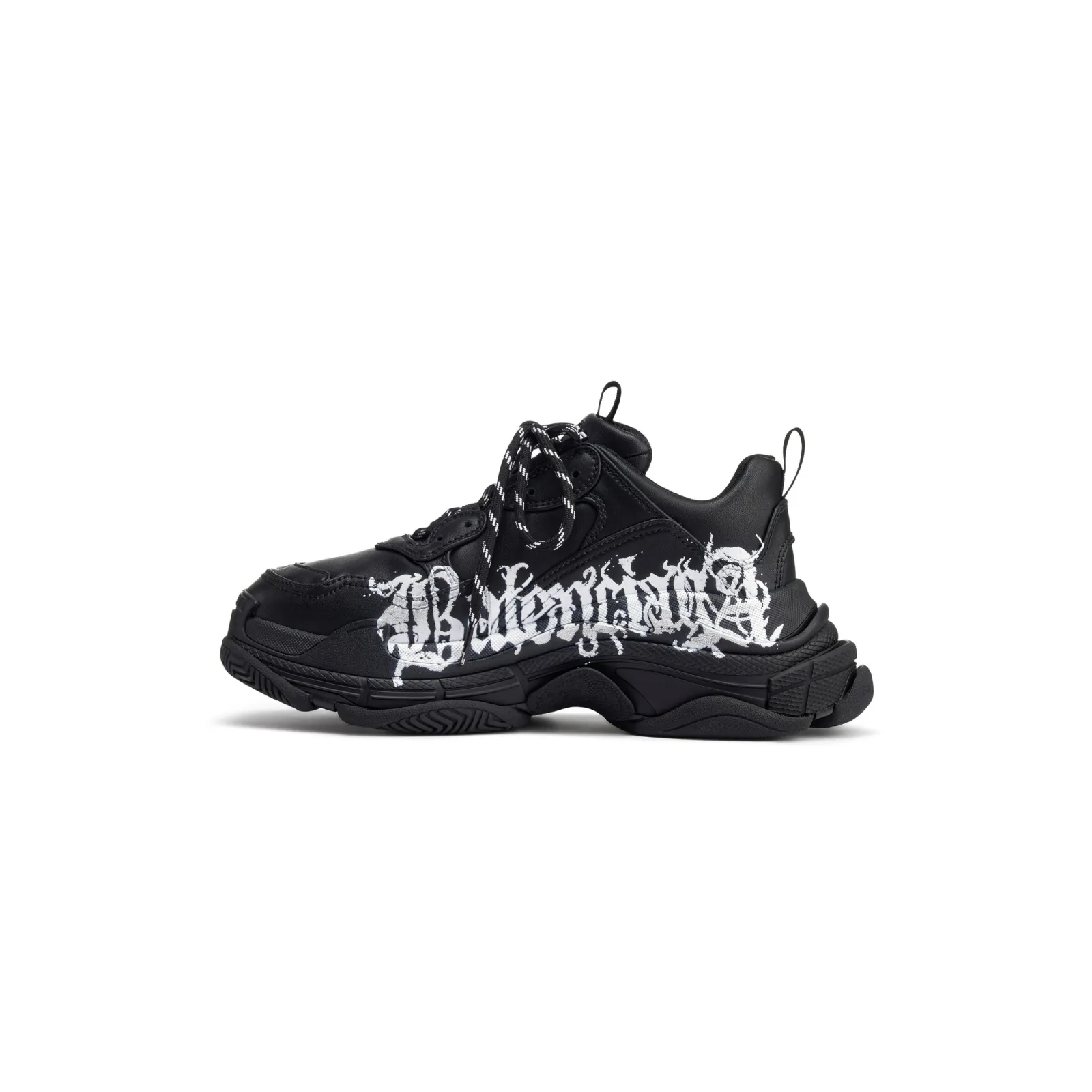 Balenciaga Triple S DIY Metal Artwork Black