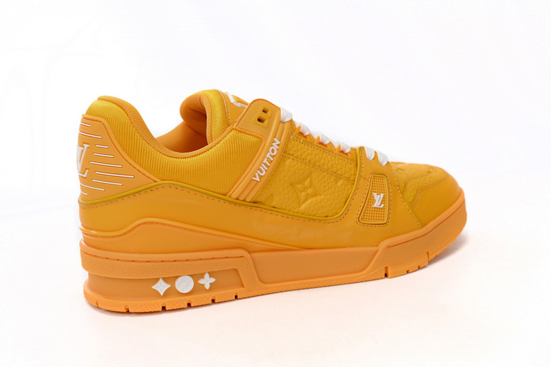 Louis Vuitton Trainer Yellow Embossed Monogram