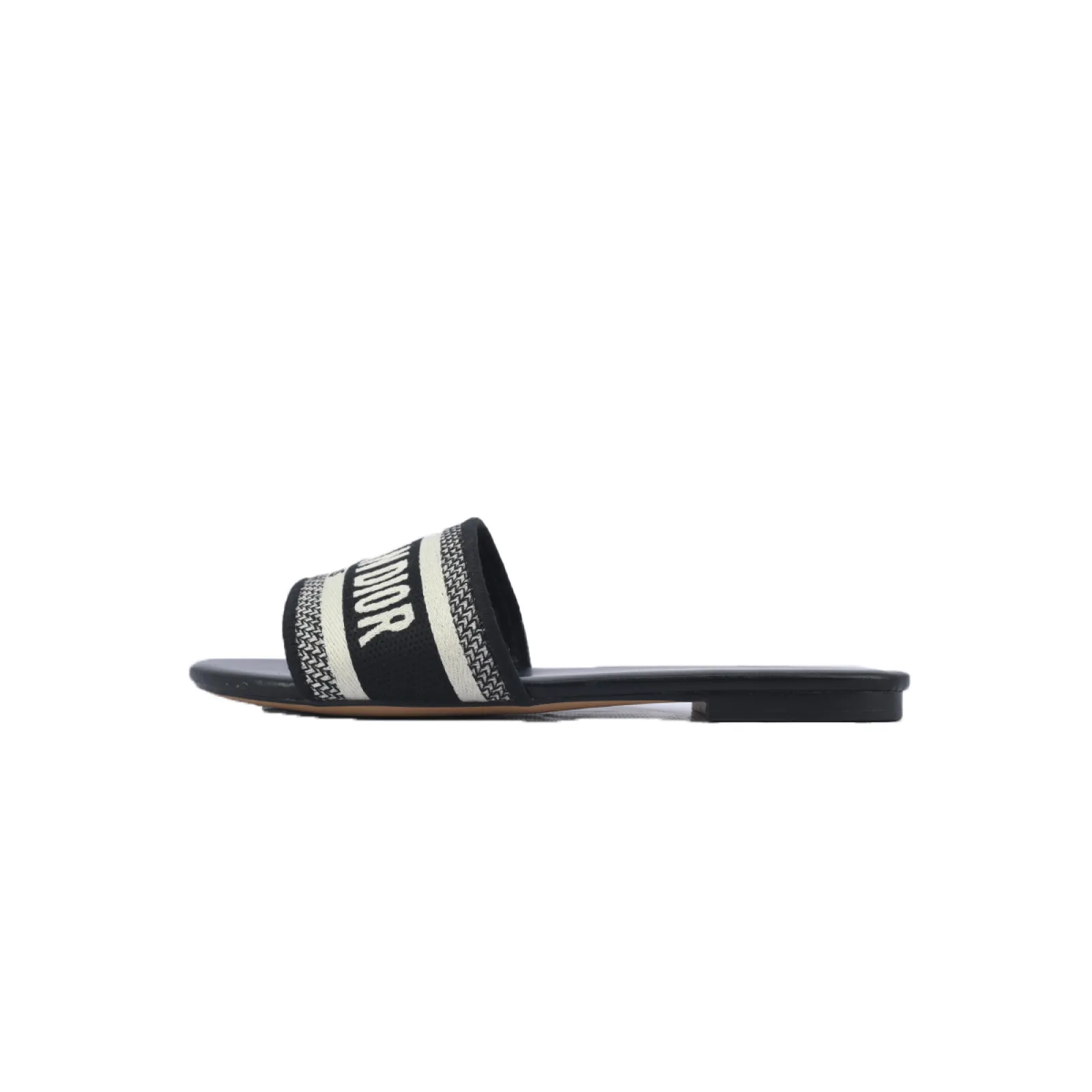 DIOR Classic Dway Slide Rose Black