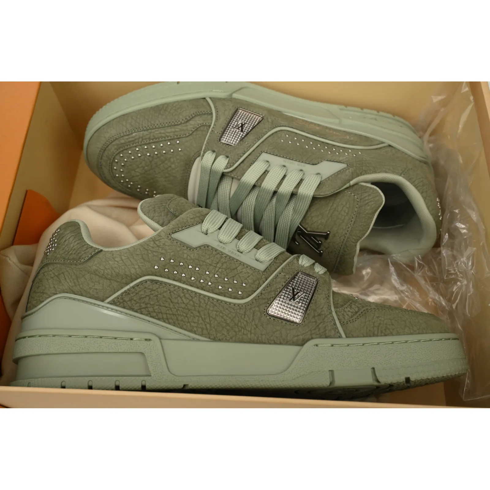 Louis Vuitton LV Trainer Sneaker Green