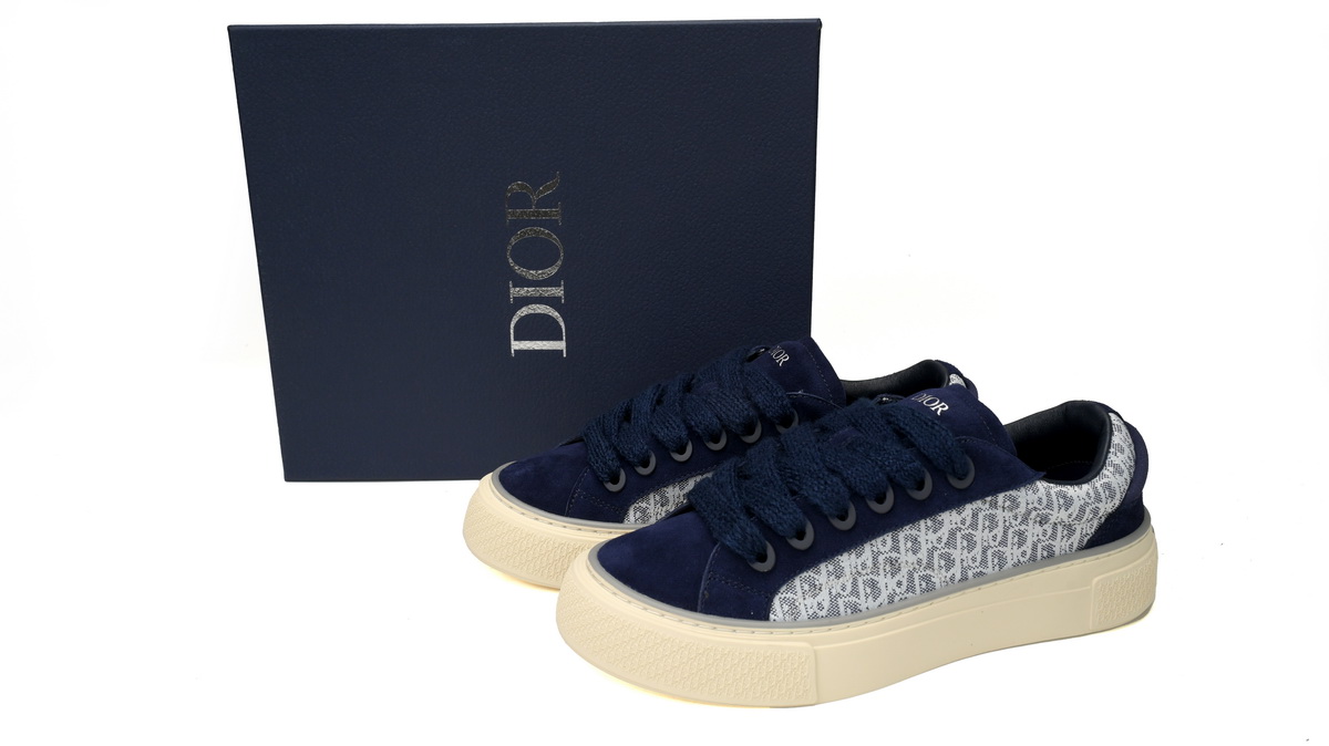 Dior B33 Sneaker Navy Blue Oblique Jacquard