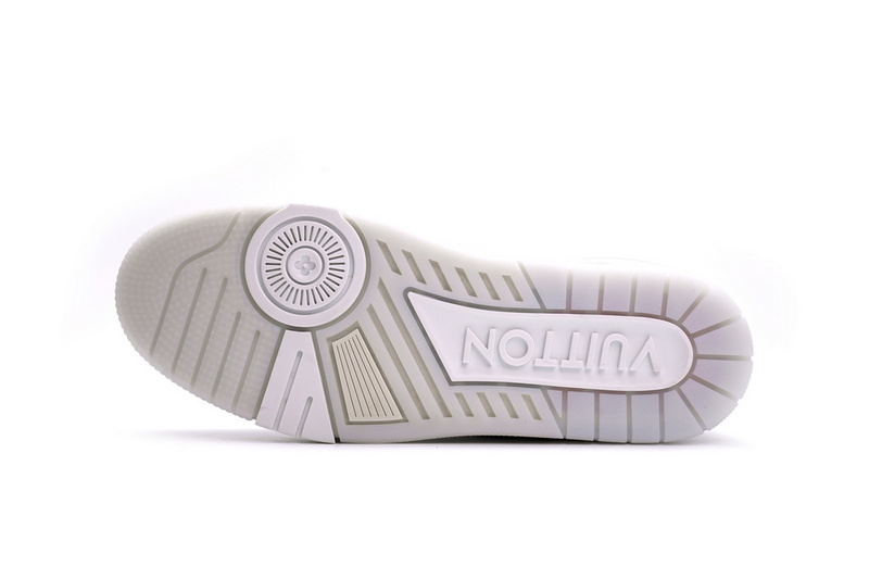 Louis Vuitton Trainer White Litchi Pattern FD0221