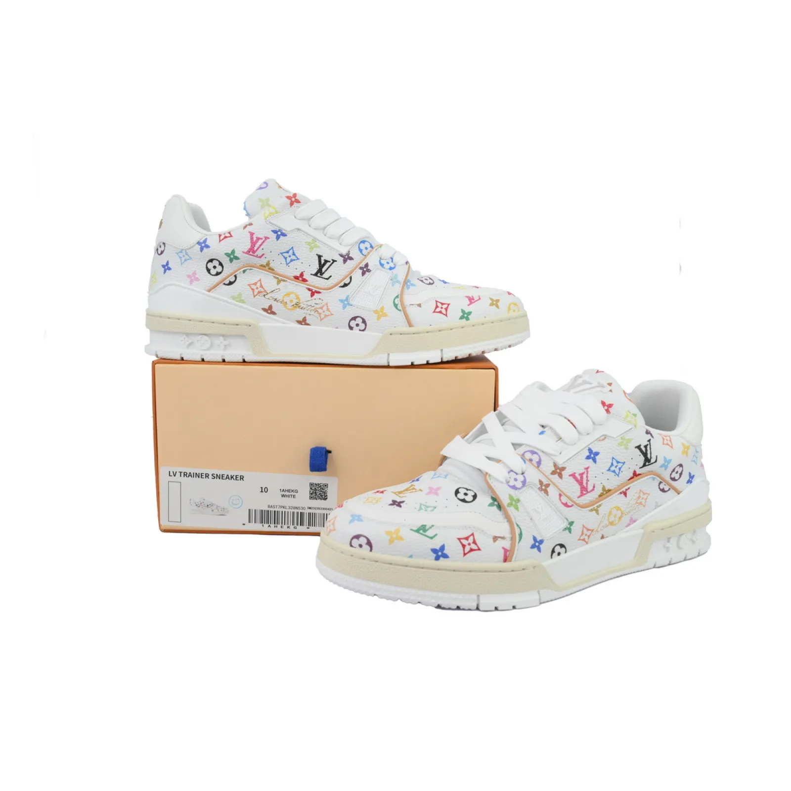 LV Trainer Sneaker Murakami Takashi White