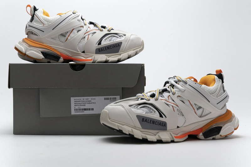 Balenciaga Track Tess S.White Orange (LED)