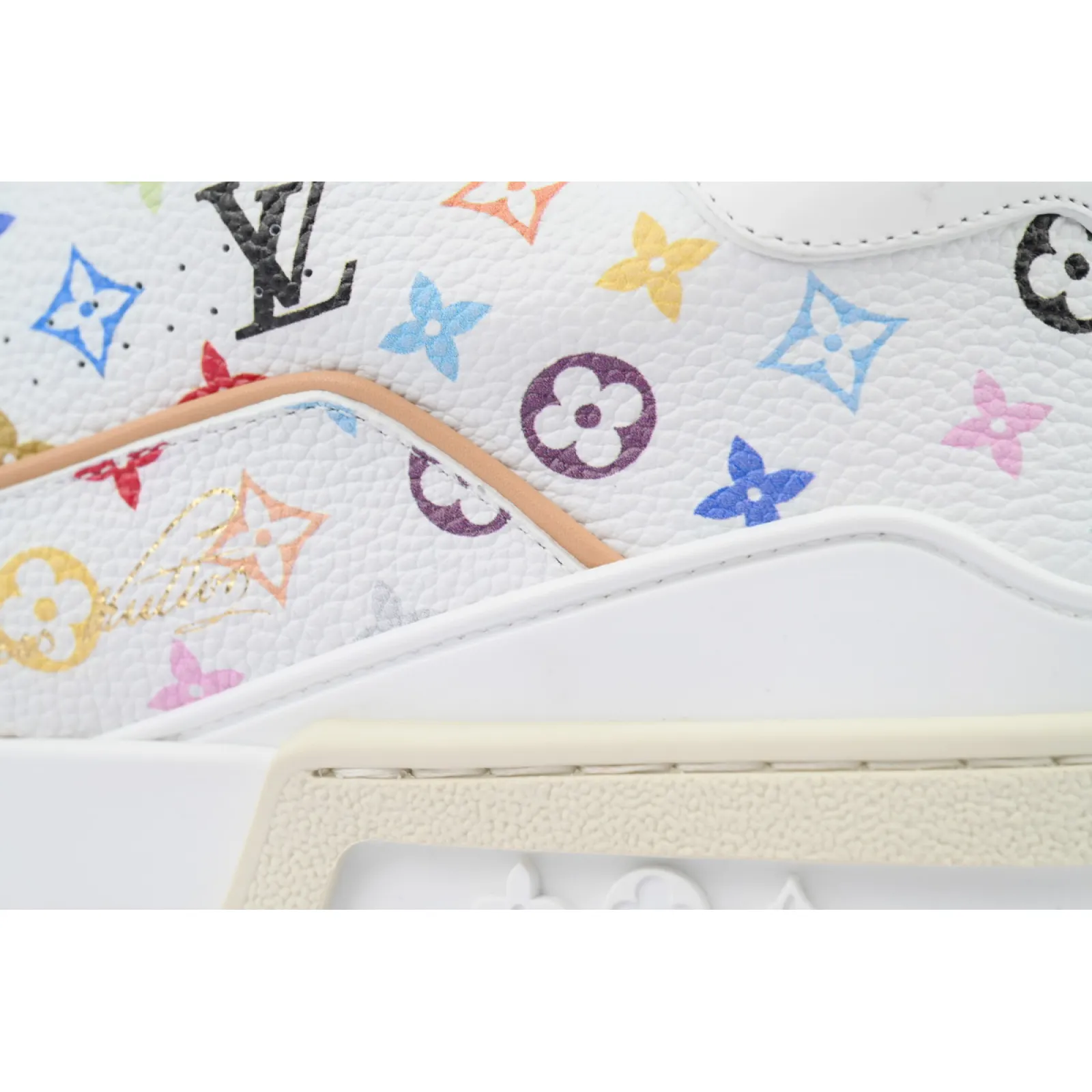 LV Trainer Sneaker Murakami Takashi White