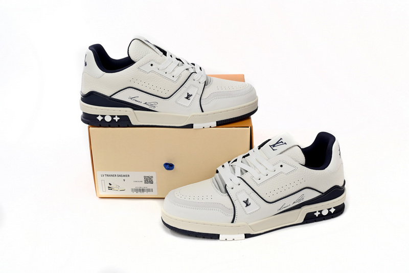 Louis Vuitton Trainer Marine White