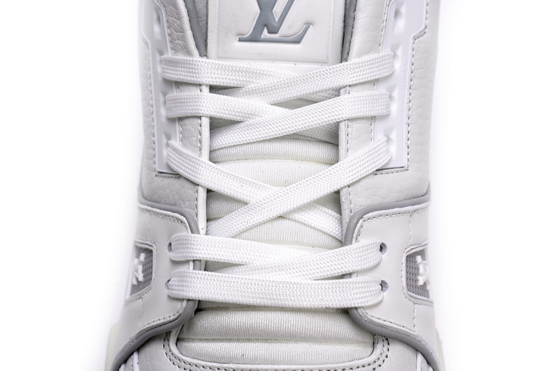 Louis Vuitton Trainer White Litchi Pattern FD0221