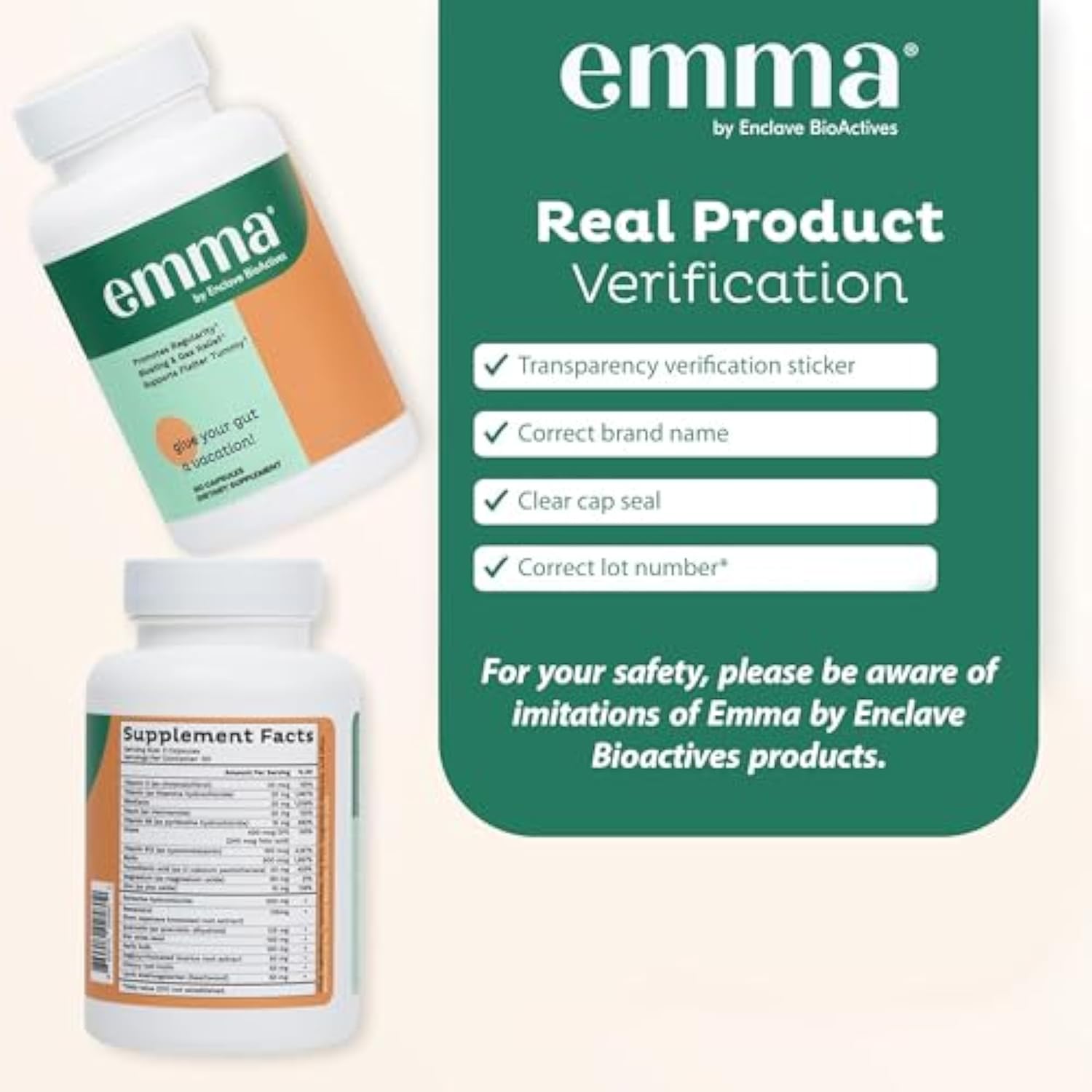 Emma Relief Daily Digestive Supplement - Emme Relief