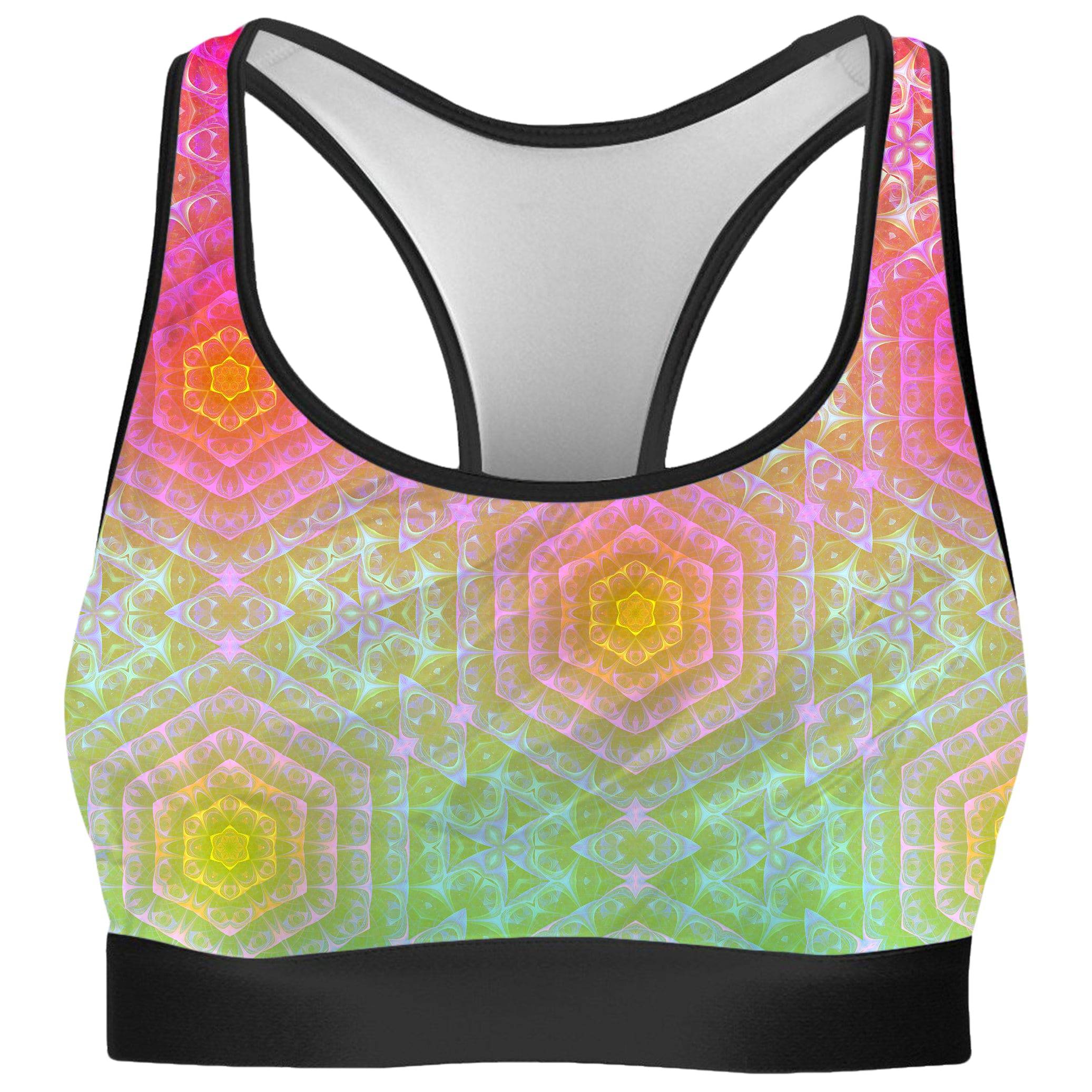 Cracked Mind Faded Rave Bra