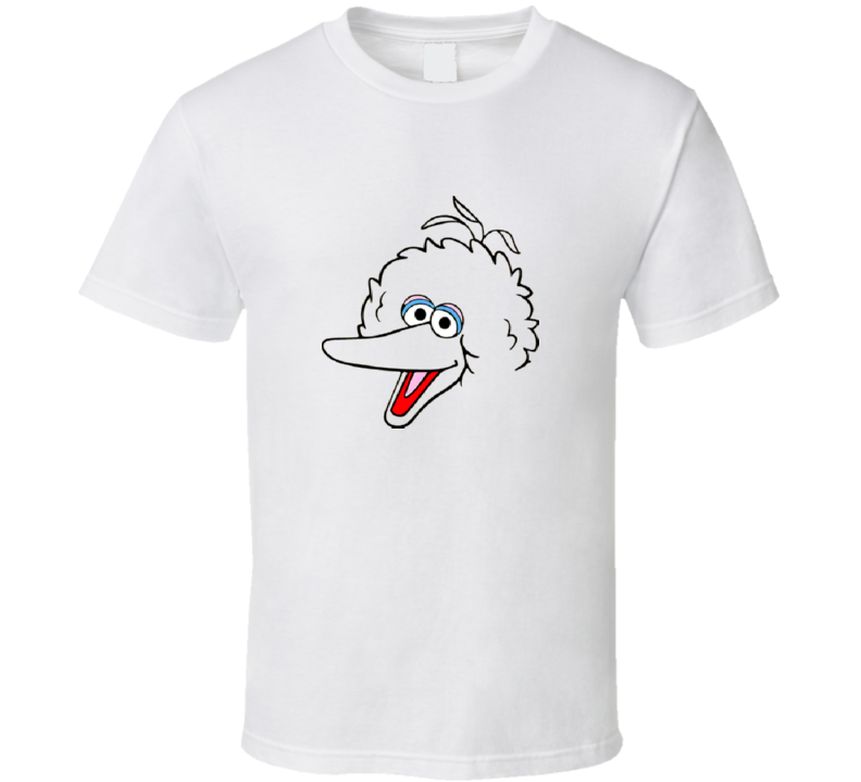Playera De Big Bird Pajaro Montoya Plaza Sesamo T-Shirt