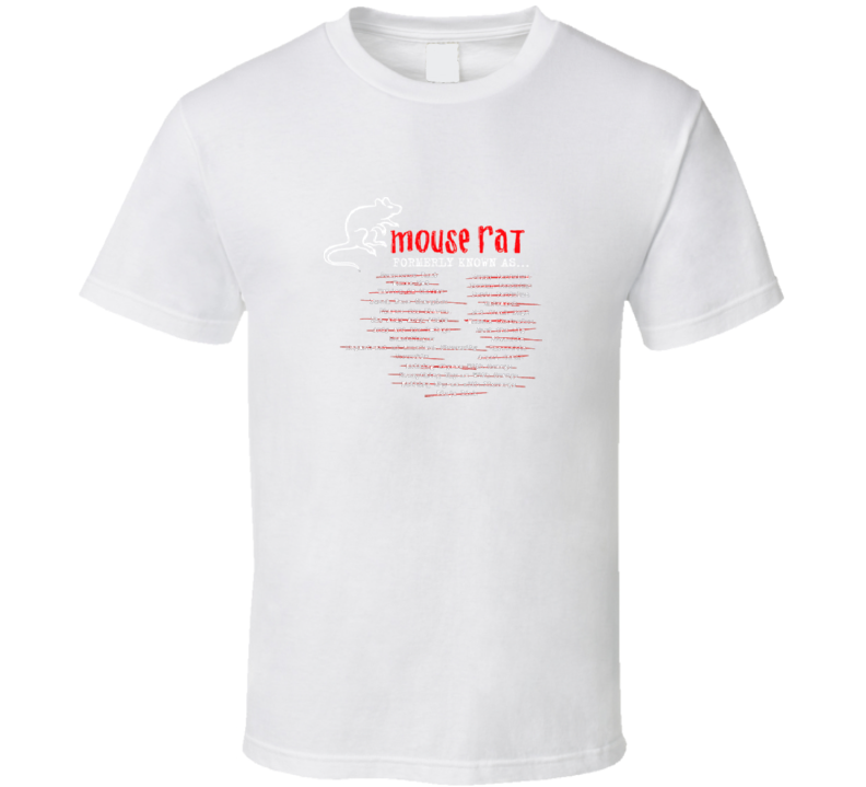 Parks And Recreation Mouse Rat Formerly Known As Short Sleeve T-Shirt