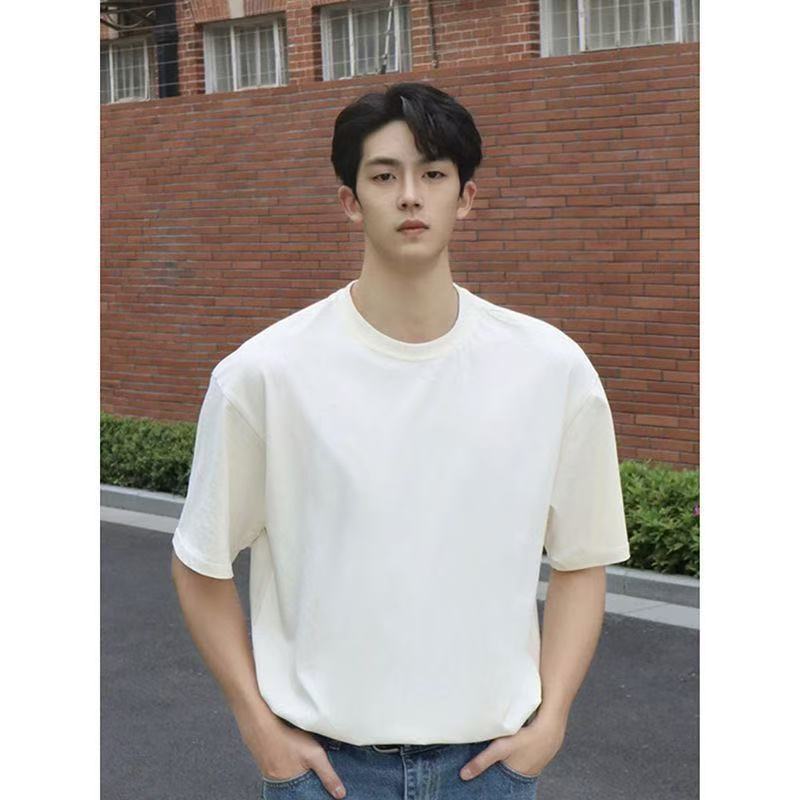 2025 Men's and women's solid color short sleeved shirts