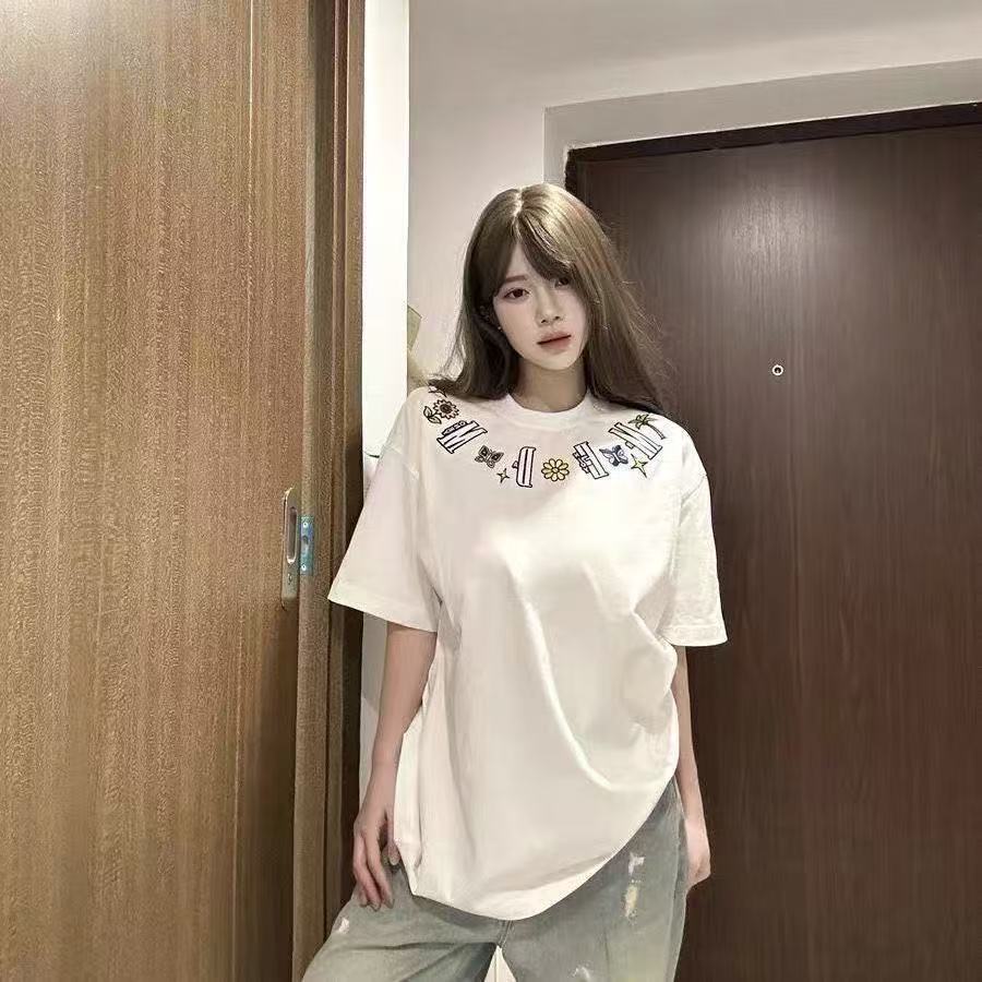 New Ladies' casual high-end vest, fashionable solid color vest Coloring Music T Shir