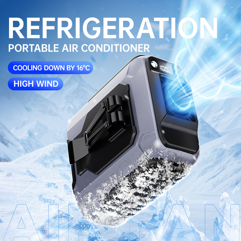 SIGOR 2025 portable outdoor construction site waist-mounted high-speed fan