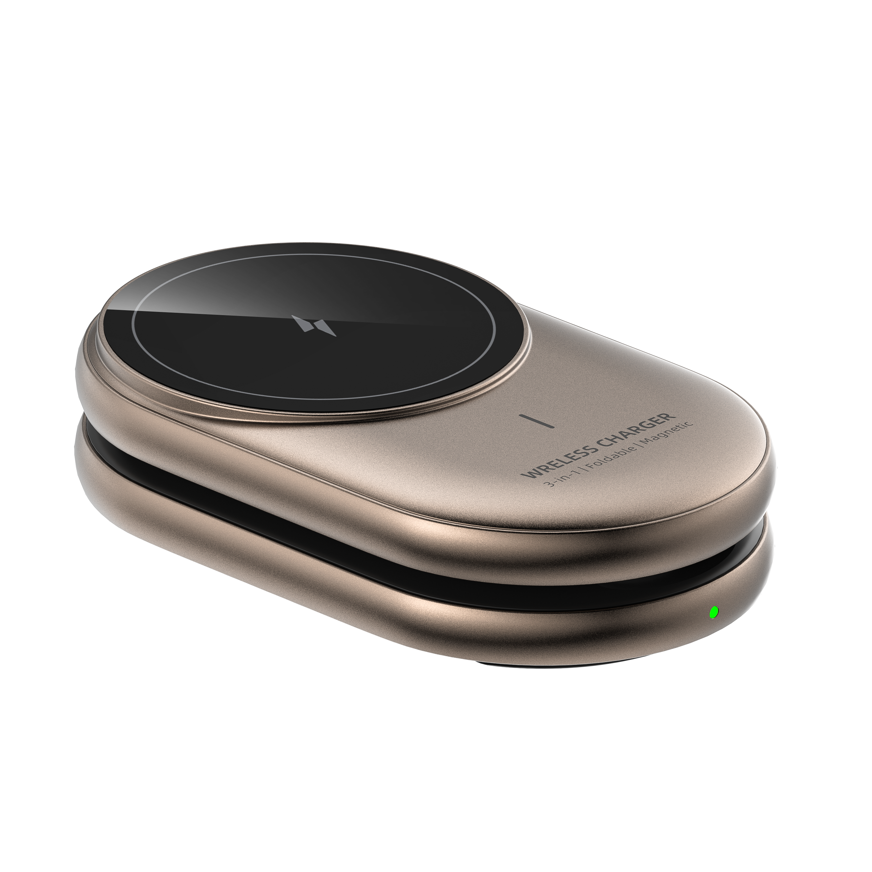 SIGOR 15W Fast Charge, foldable magnetic three-in-one wireless charger