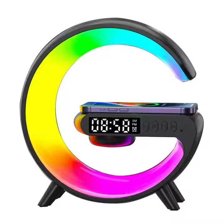 SIGOR Multifunction Bluetooth Speaker Night Light 15W Wireless Charger Stand