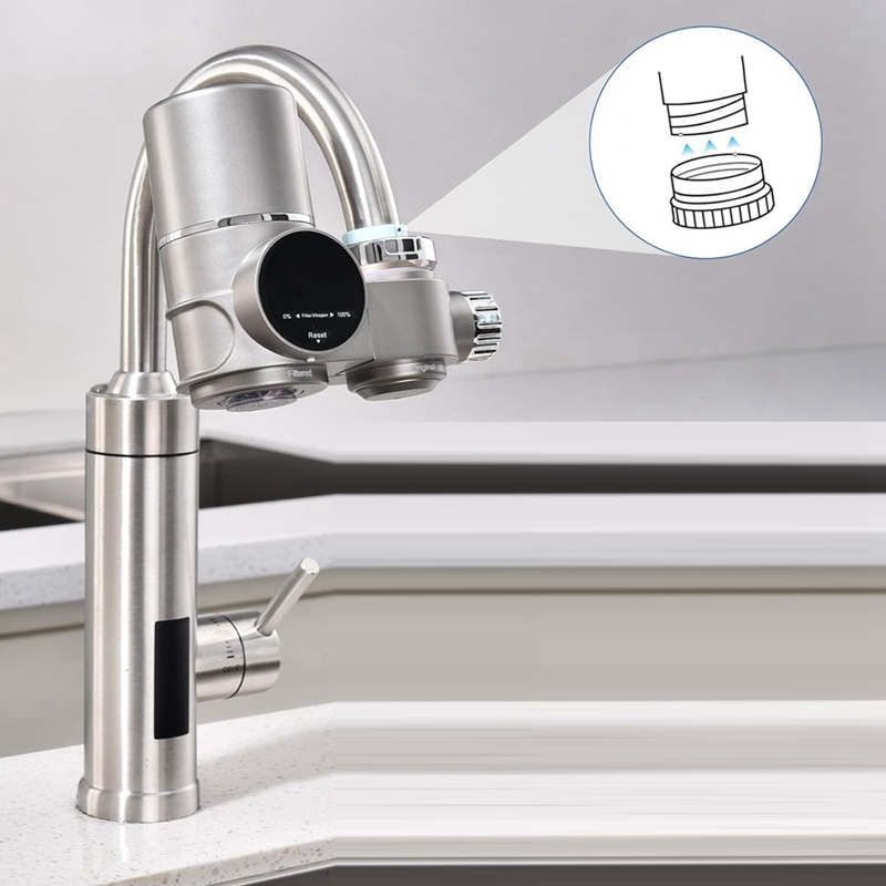 Faucet Water Filter For Sink-LED Display Water Purifier For Faucet,Faucet Mount Tap Water Filtration System For Kitchen