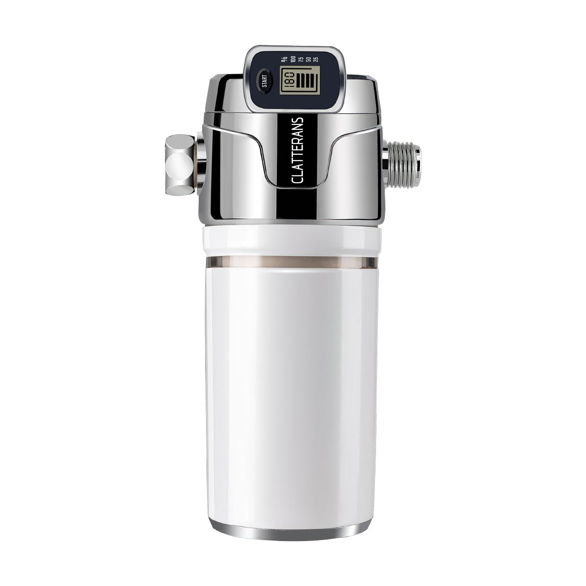 Clatterans 13000 Gallons Shower Filter for Hair & Skin Health-Removes 99% Chlorine