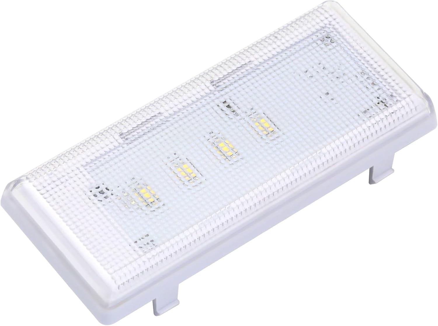 W10515058 Refrigerator LED Light Module Replacement with Tapered Lens and Bezel for Whirlpool, Maytag