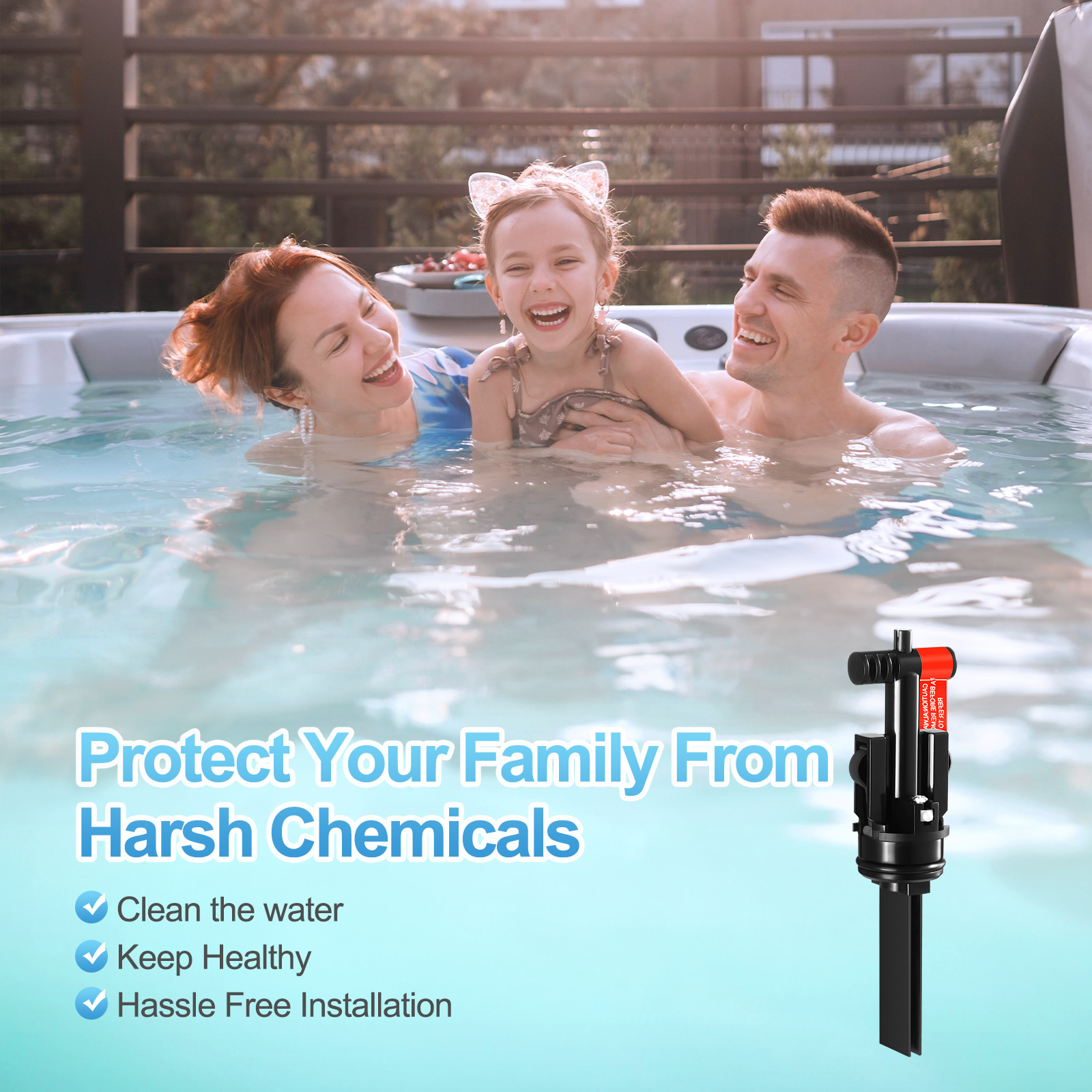 Hot Springs Salt Cartridge Fresh Water Compatible with Hot Springs Hot Tubs, Limelight, Caldera Paradise & Utopia, Freshwater Replacement Salt Cartridge System