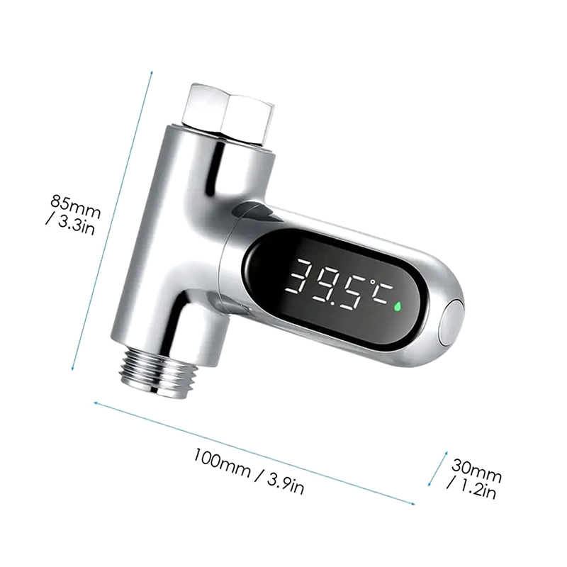 Hot Tub Water Temperature Monitor Electricity Home LED Display Shower Faucets Water Thermometer Bathing Temperature Meter