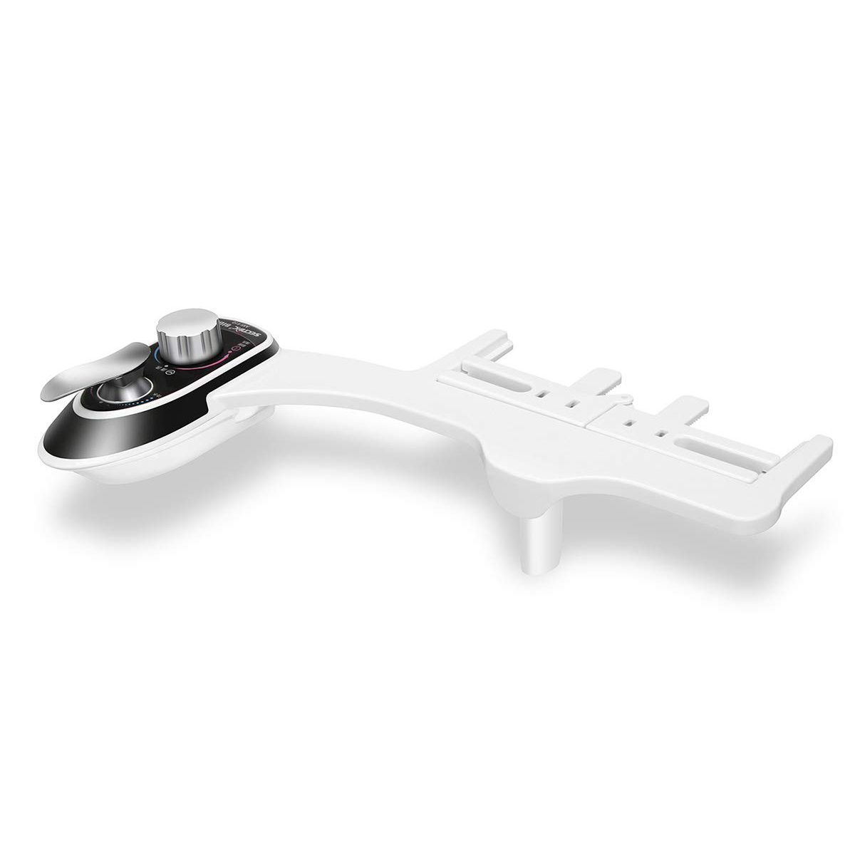 Non-Electric Bidet Toilet Attachment for Sanitary Hot and Cold Water Feminine Wash With Self-cleaning Dual Nozzle