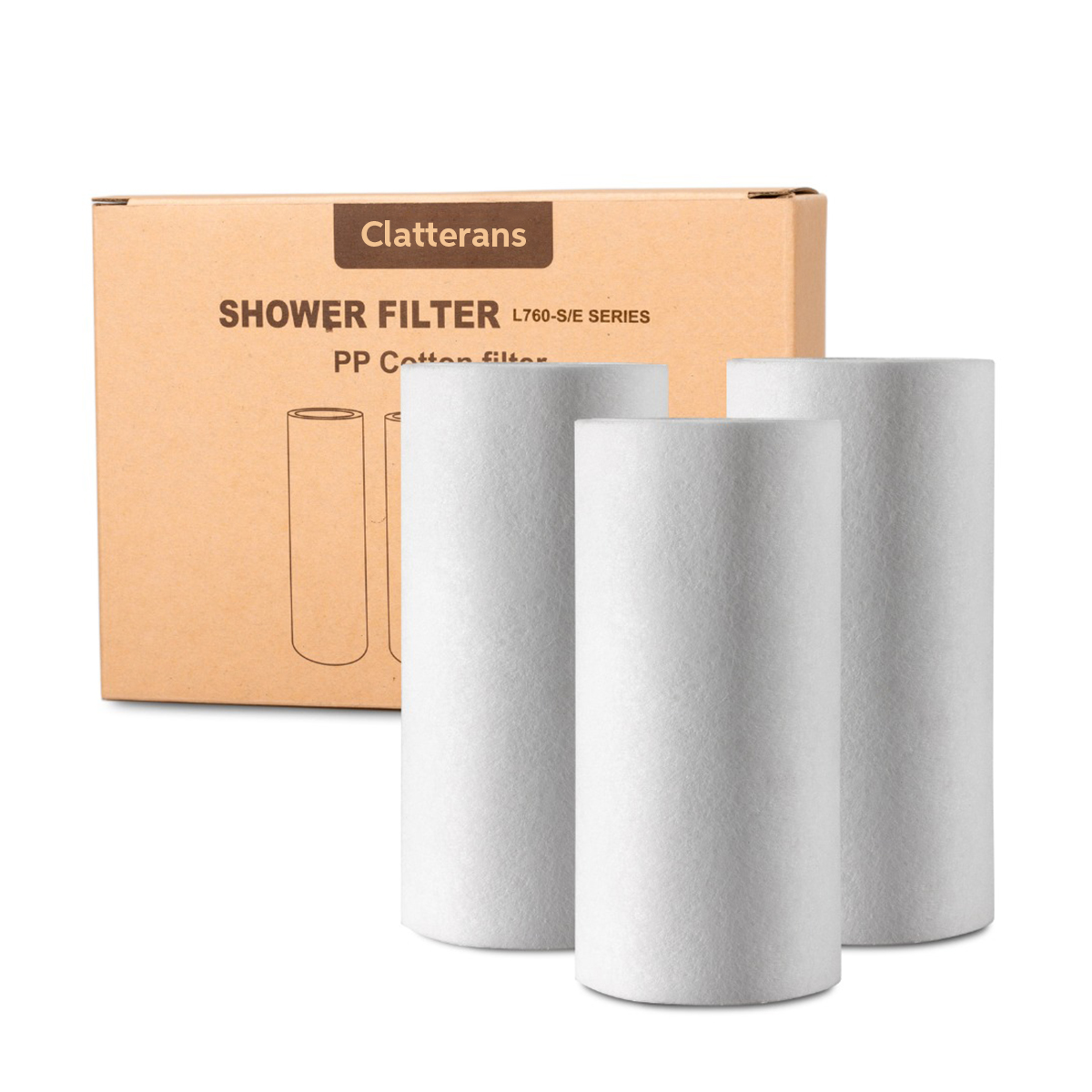 Clatterans Pro Water Filter for Micro Watens Shower Filtration System