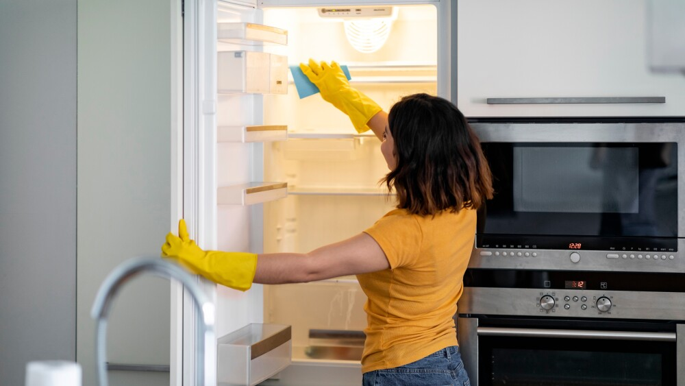 How to Clean an Ice and Water Maker in a Refrigerator