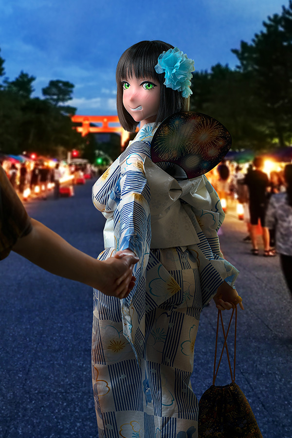 Mandaradoll 142cm 夏子(Natsuko) MA#102 Hカップ シリコン製 ラブドール 着物