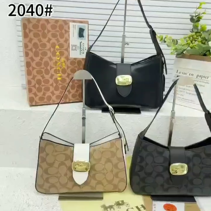 Coach shoulder armpit handbag