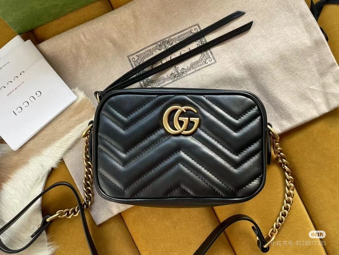 Gucci Marmont Matelasse Shoulder Bag