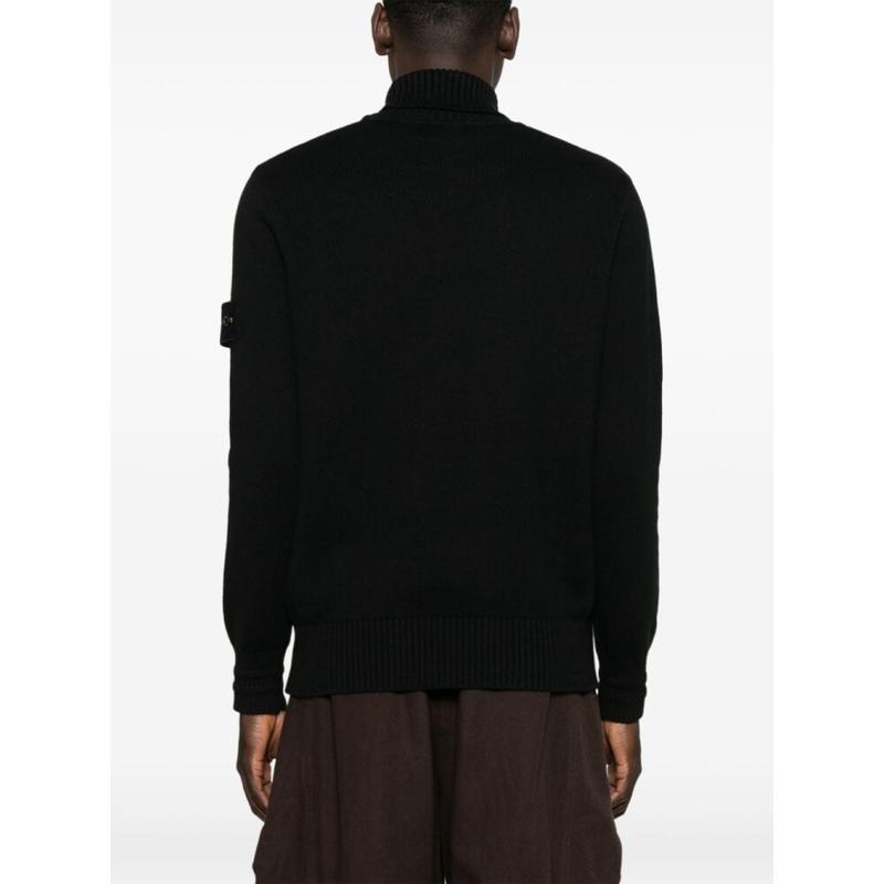 Stone Island Men's black sports shirt