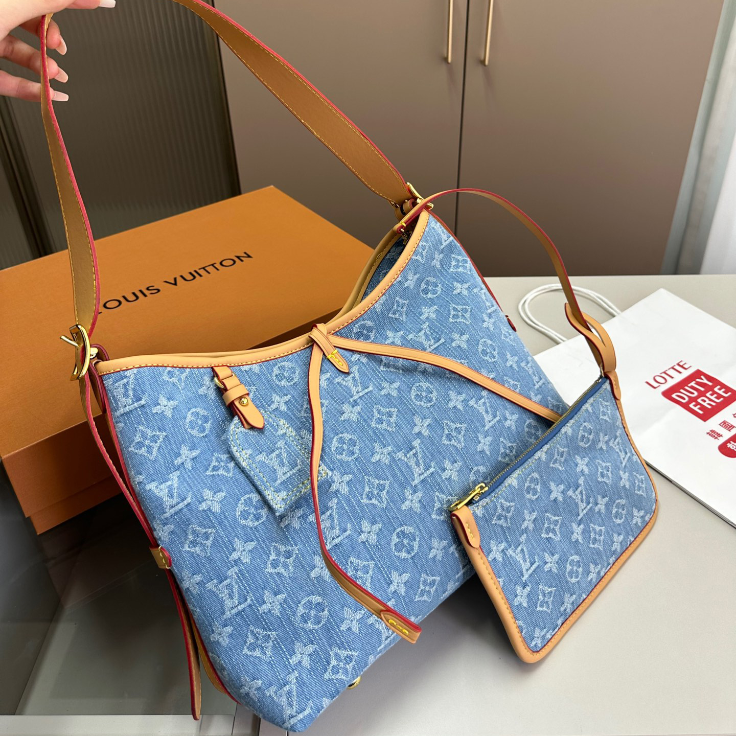 Louis Vuitton's new denim Carry all bag
