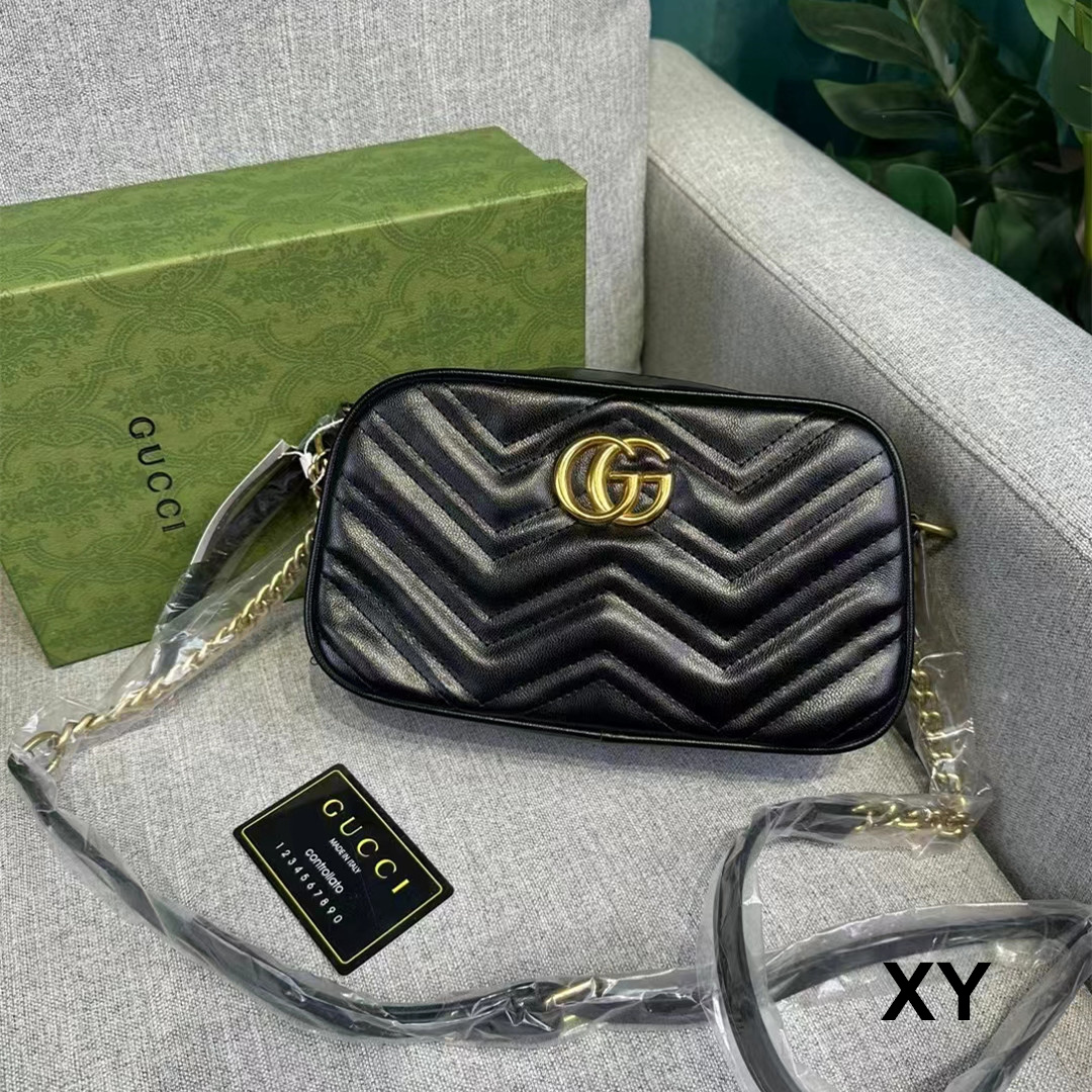 Gucci Marmont Matelasse Shoulder Bag