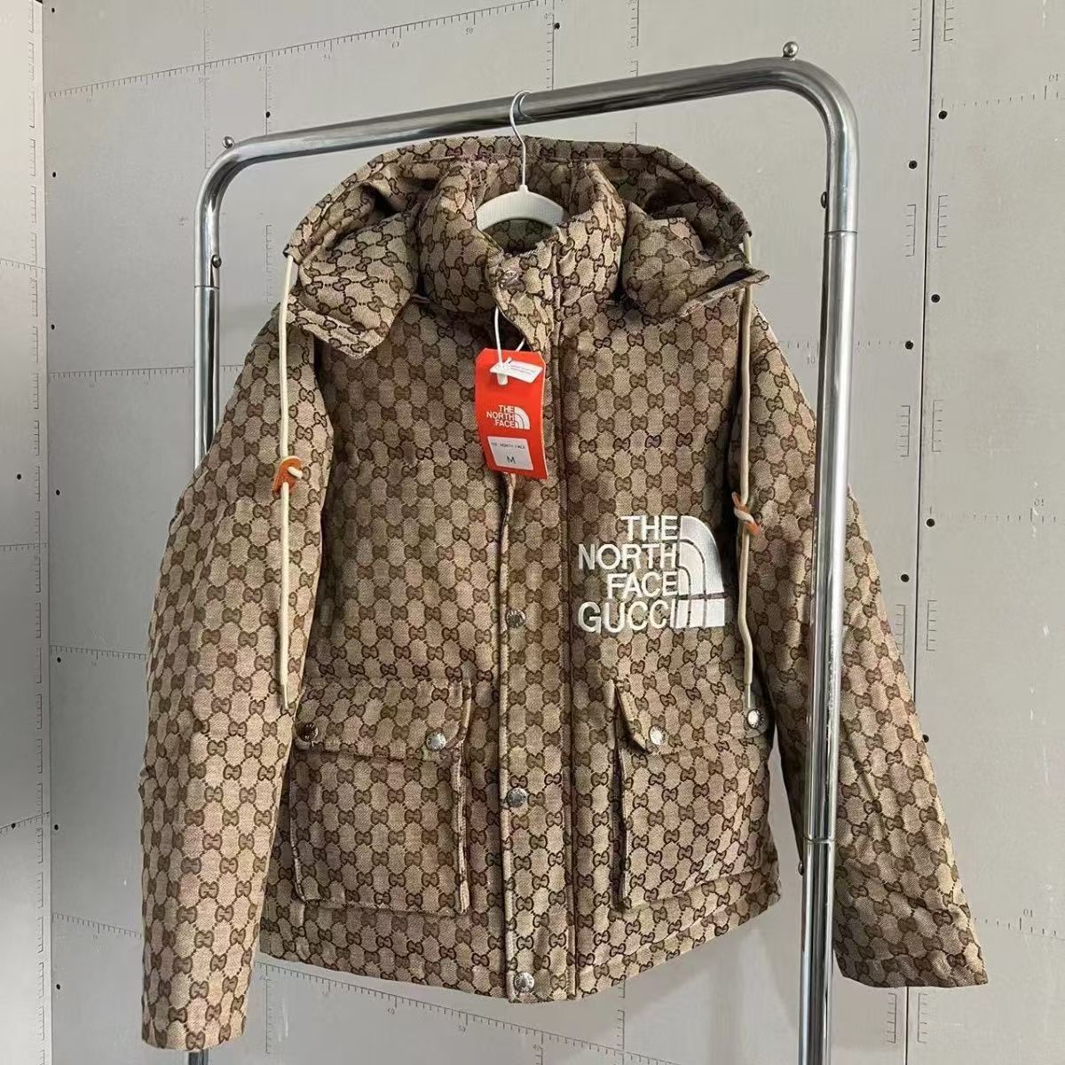 The North Face Gucci cotton-padded clothes unisex