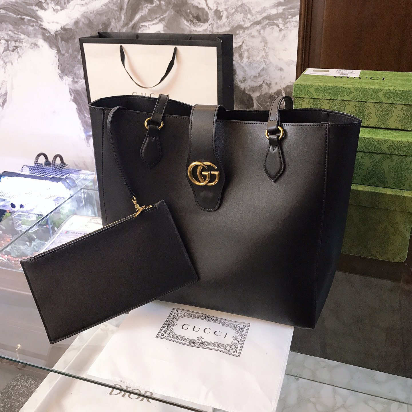 High quality Gucci bucket tote crossbody shoulder bag