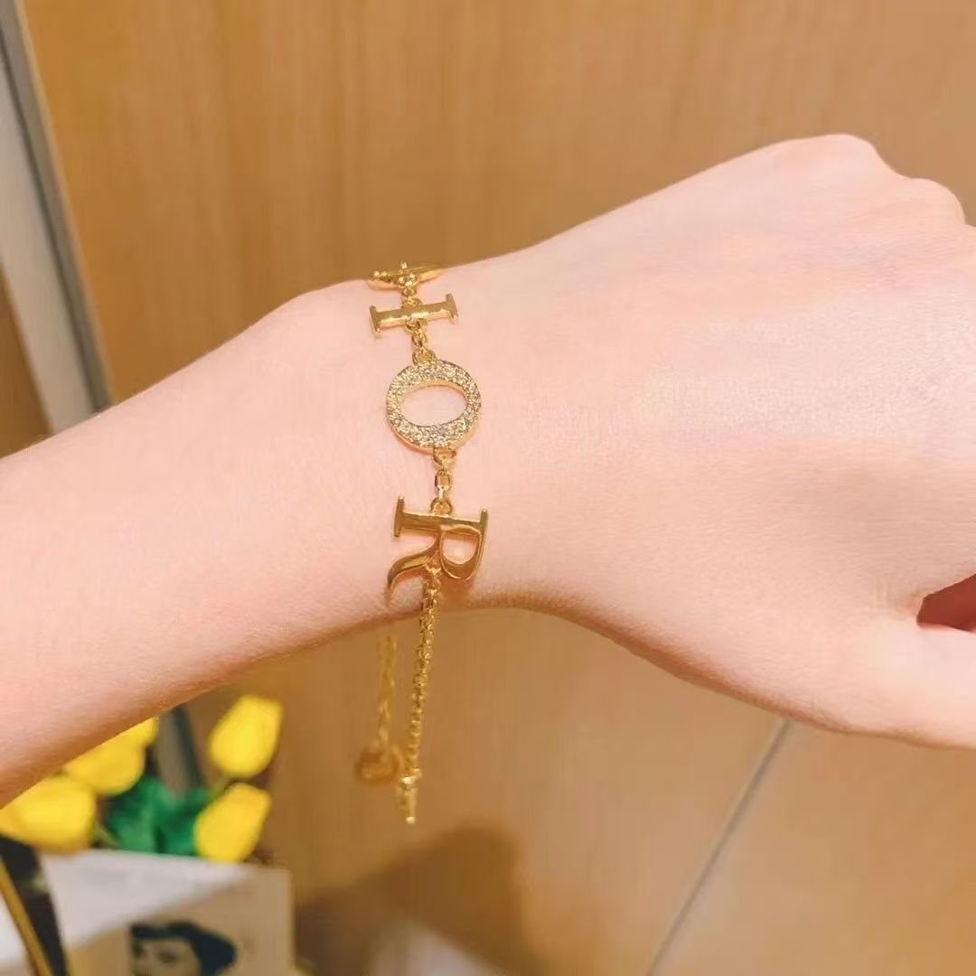 Dior logo Letter bracelet