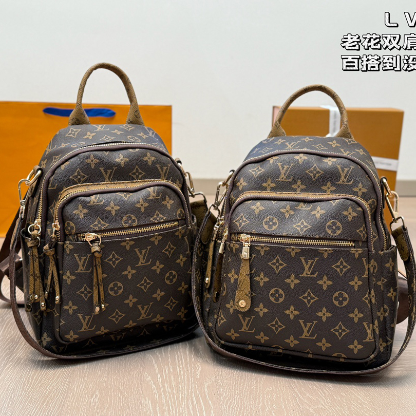 LV monogram shoulder backpack