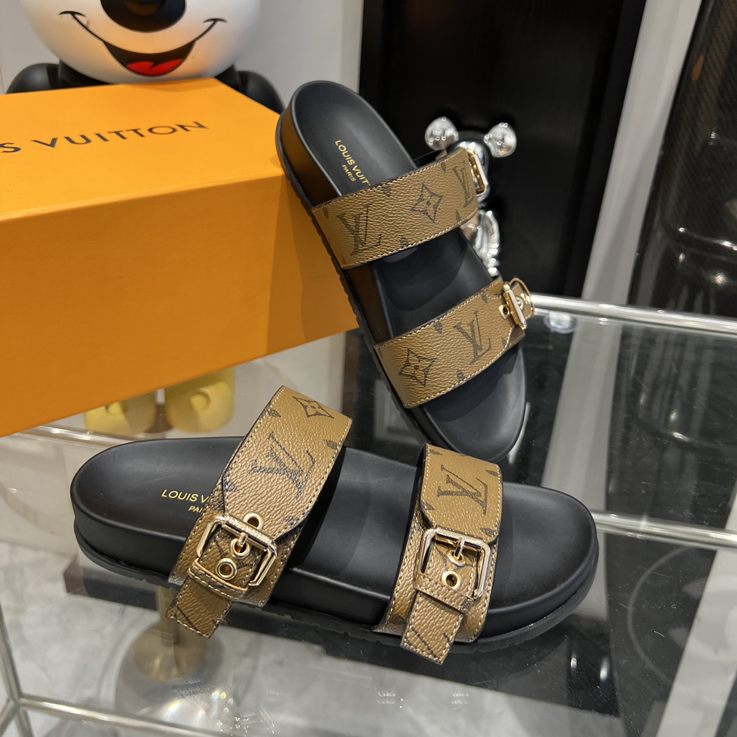 LV 24ss High Original unisex slippers