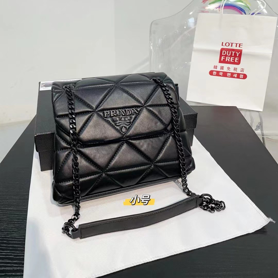 Prada sheepskin crossbody  shoulder bag