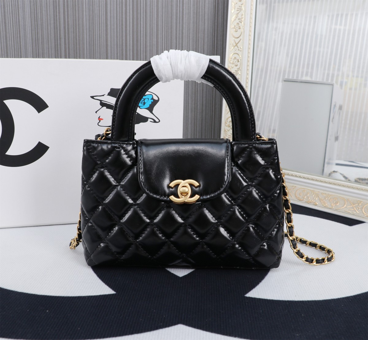 Chanel Vintage Kelly Handle Pack bag