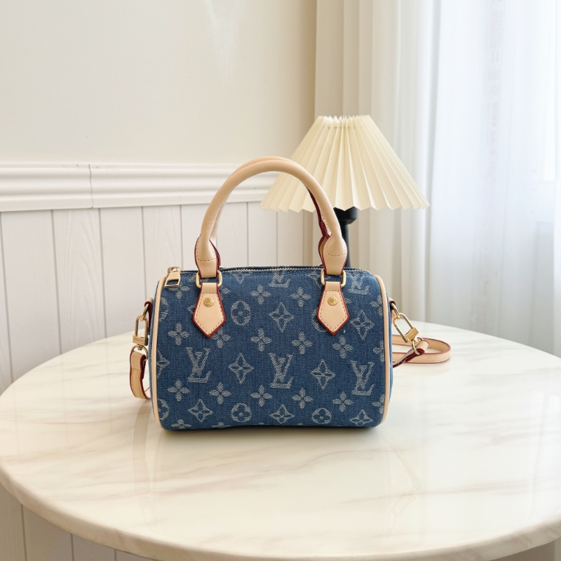 LV denim pillow bag