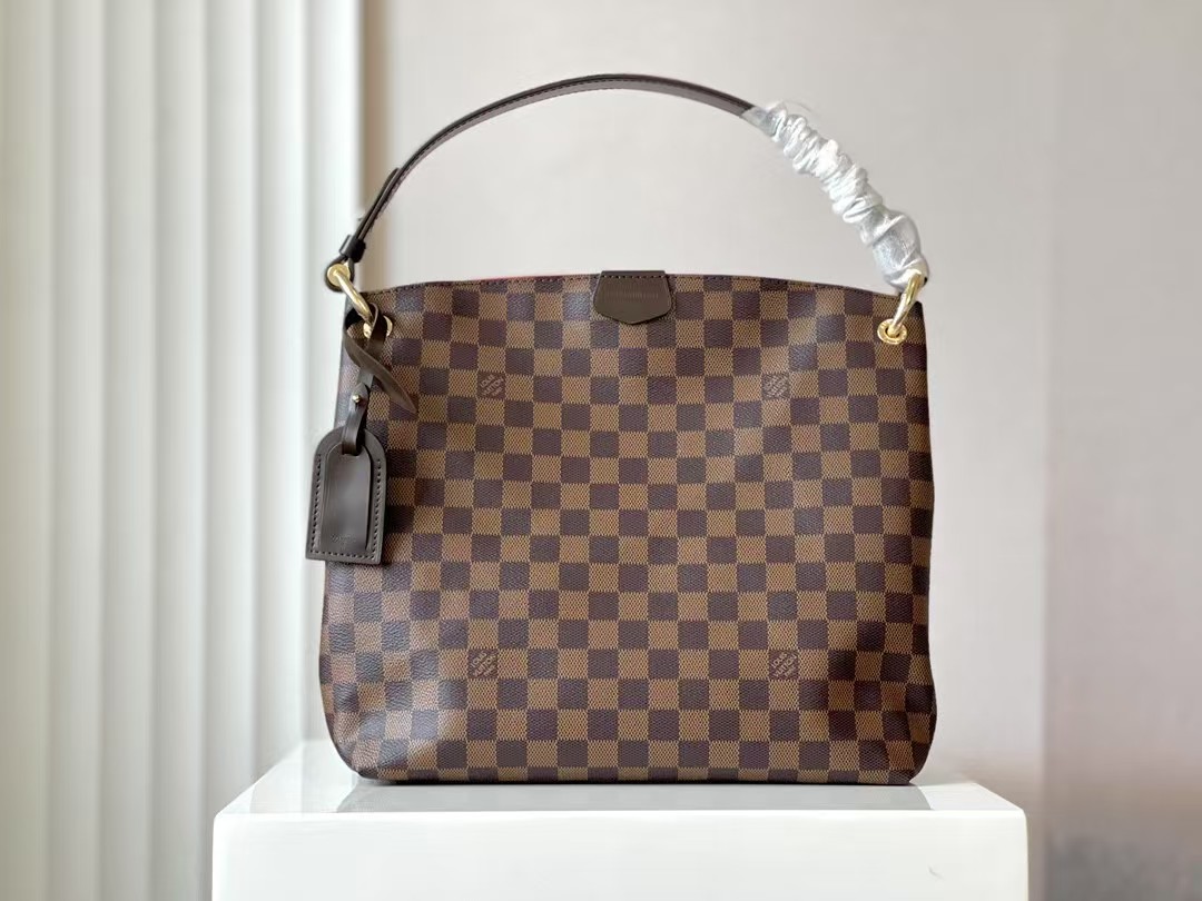 Top version LV graceful damier azur bag