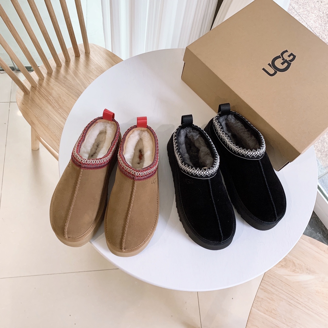 Ugg Women's Tazz Suede  Platform Slippers