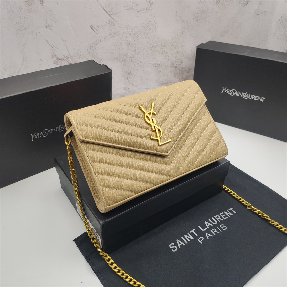YSL Envelope Chain Purse Hangbag