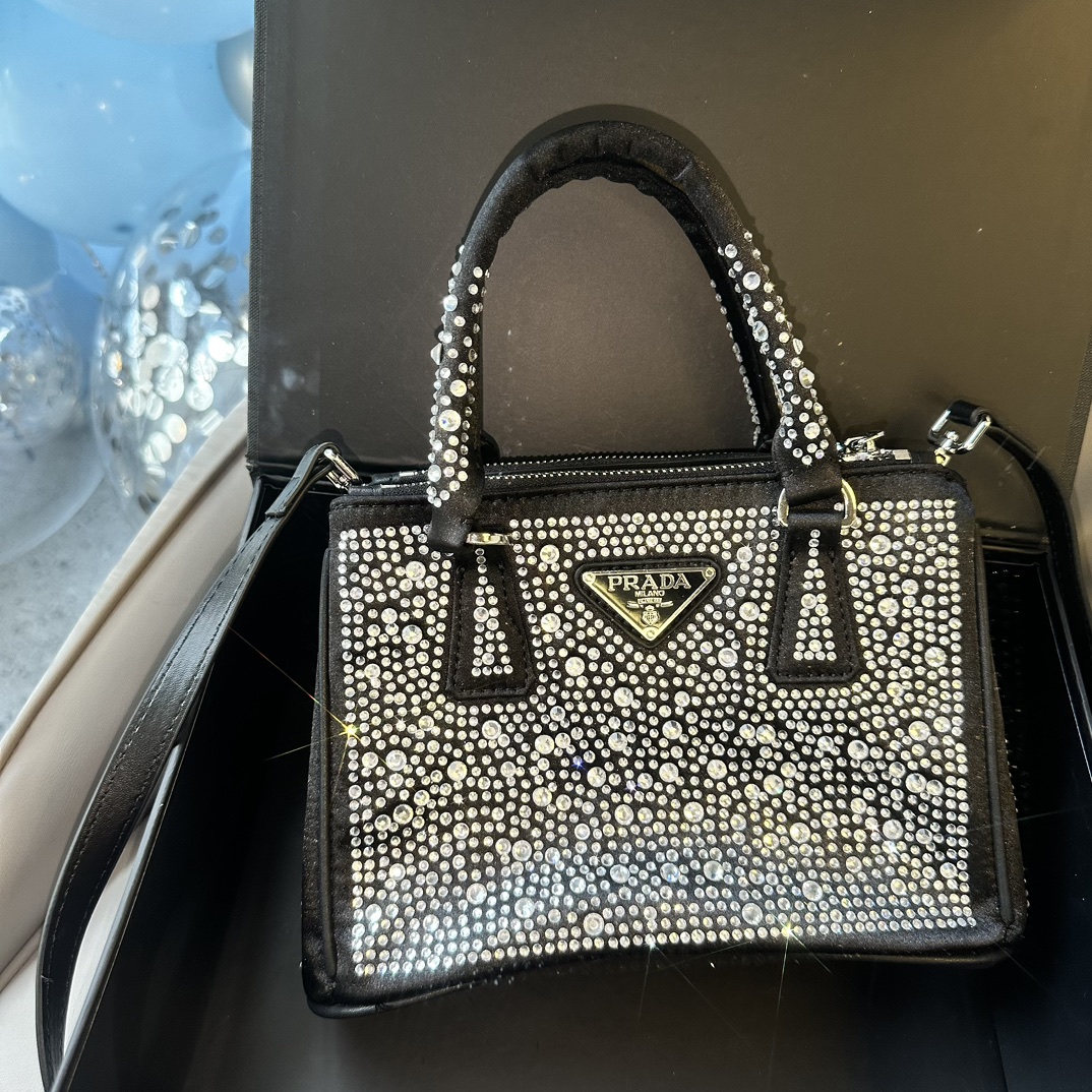 Prada rock crystal BlingBling handbag